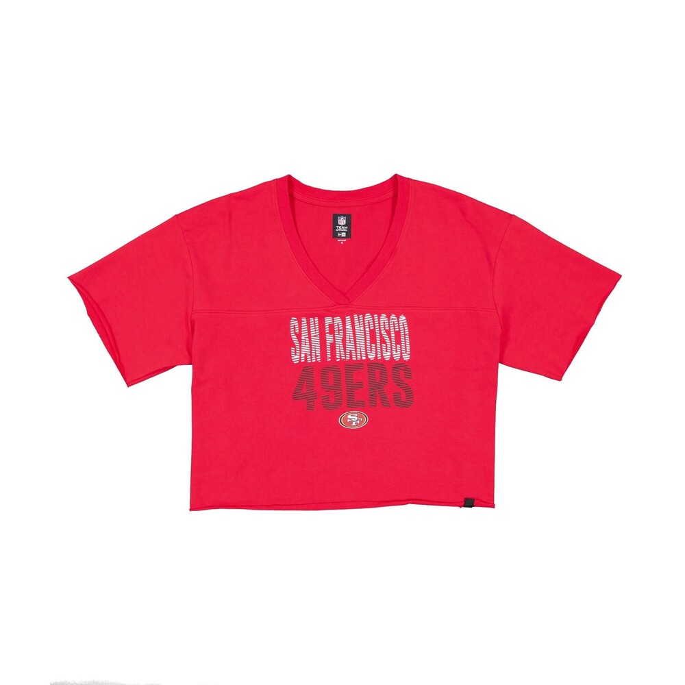 New Era San Francisco 49ers Active Women's V-Neck T-Shirt - Size L